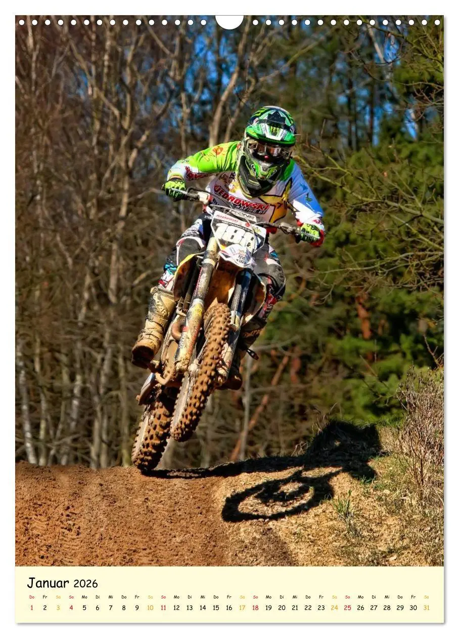 Bild: 9783516425994 | Motocross - einfach cool (Wandkalender 2026 DIN A3 hoch), CALVENDO...