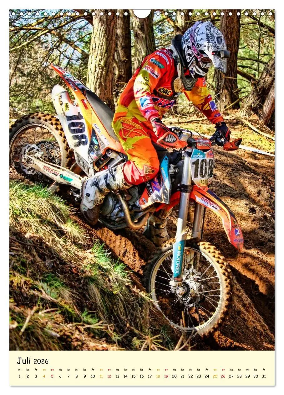 Bild: 9783516425994 | Motocross - einfach cool (Wandkalender 2026 DIN A3 hoch), CALVENDO...