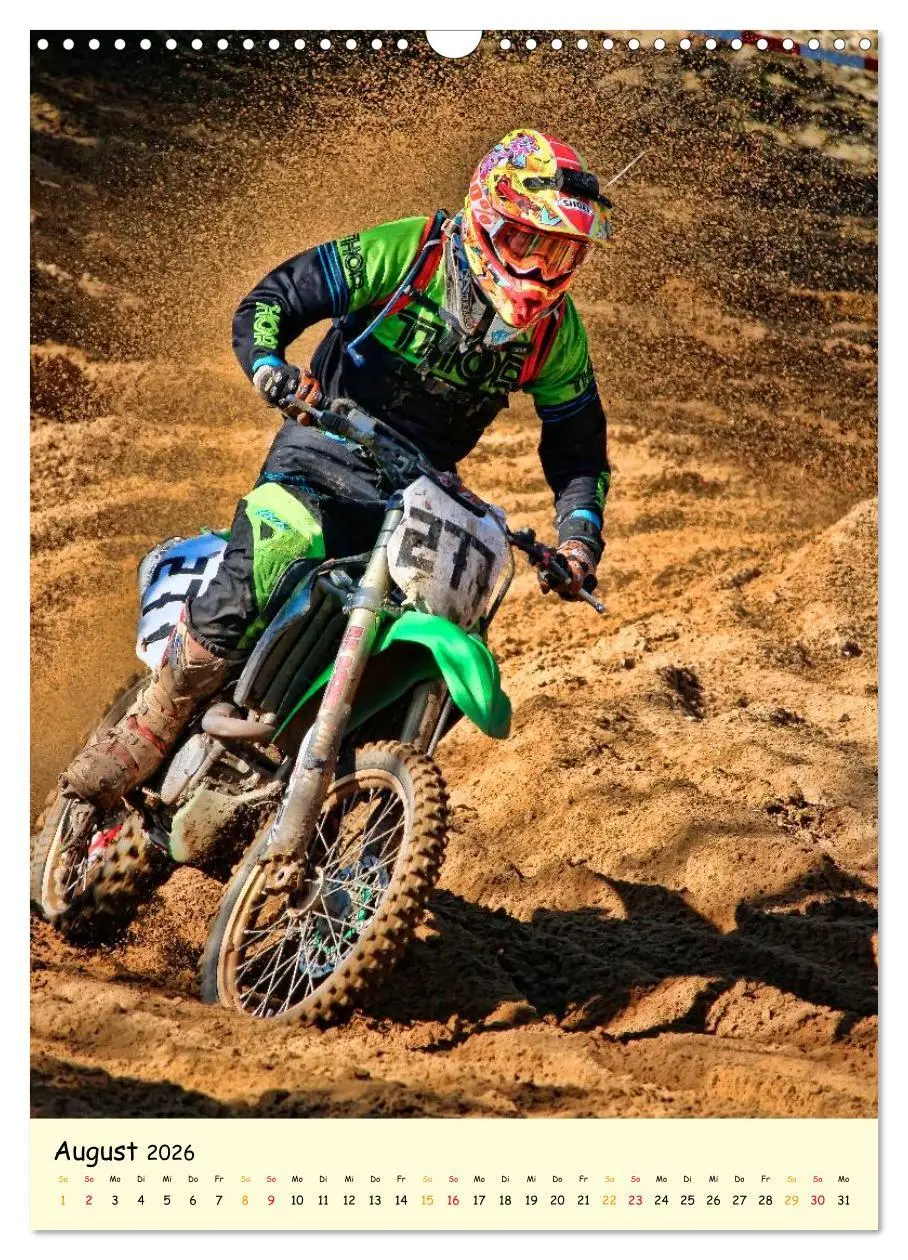 Bild: 9783516425994 | Motocross - einfach cool (Wandkalender 2026 DIN A3 hoch), CALVENDO...