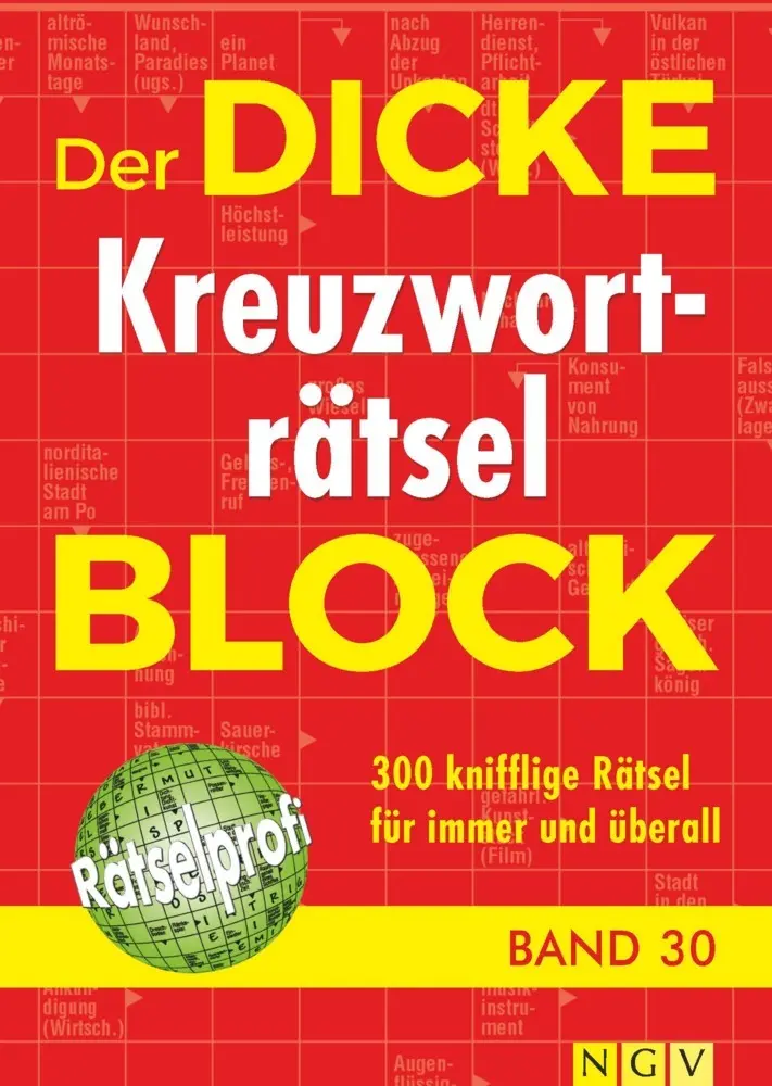 Cover: 9783625185994 | Der dicke Kreuzworträtsel-Block.Bd.30 | Taschenbuch | 336 S. | Deutsch