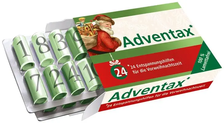 Cover: 4260240876094 | Adventax | 24 Entspannungshilfen für die Vorweihnachtszeit | Kalender