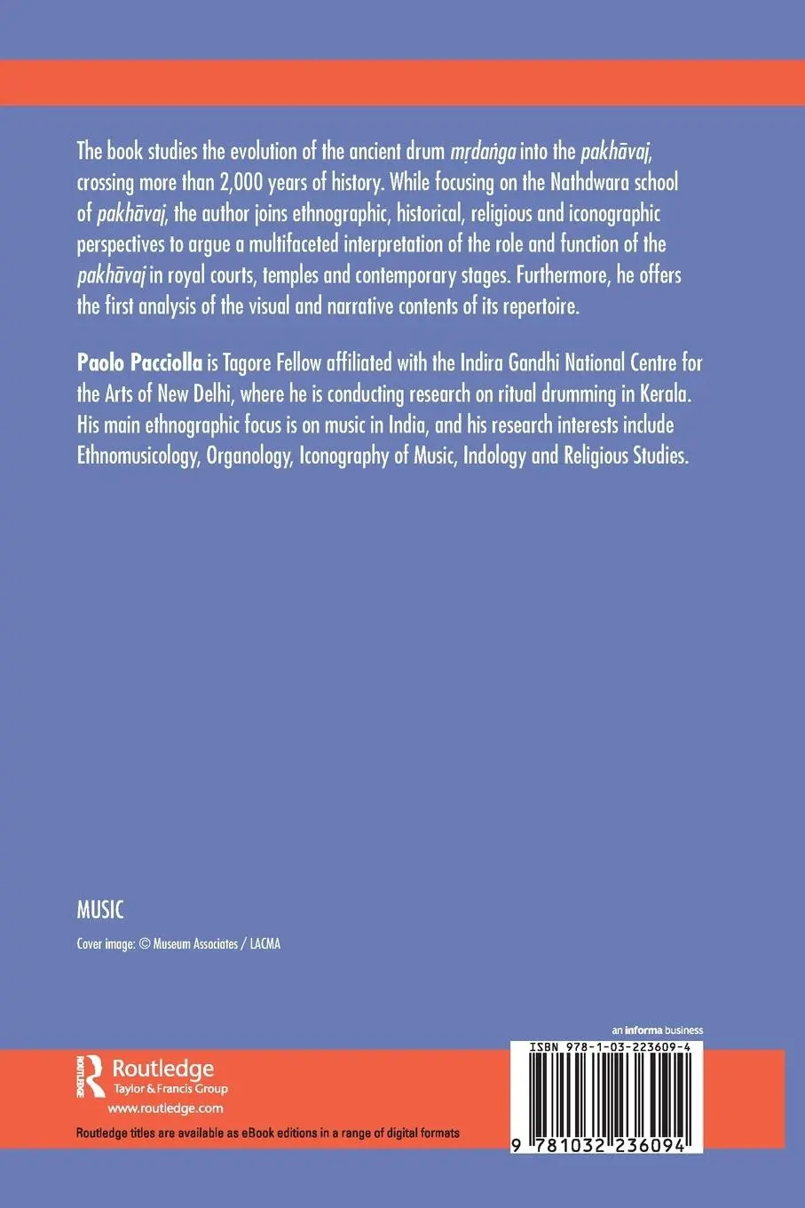 Rückseite: 9781032236094 | The Indian Drum of the King-God and the Pakh¿vaj of Nathdwara | Buch