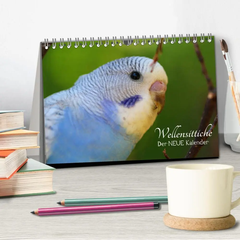 Bild: 9783435376094 | Wellensittiche - der NEUE Kalender (Tischkalender 2025 DIN A5...
