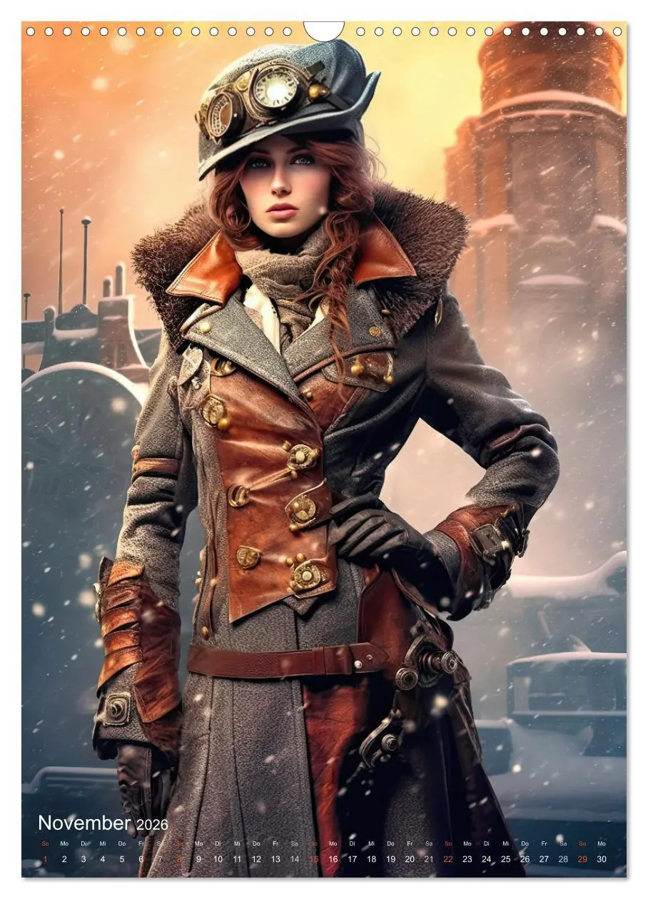 Bild: 9783516316094 | Steampunk Ladies (Wandkalender 2026 DIN A3 hoch), CALVENDO...