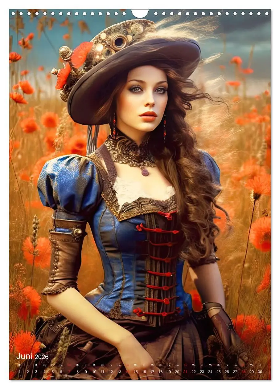 Bild: 9783516316094 | Steampunk Ladies (Wandkalender 2026 DIN A3 hoch), CALVENDO...