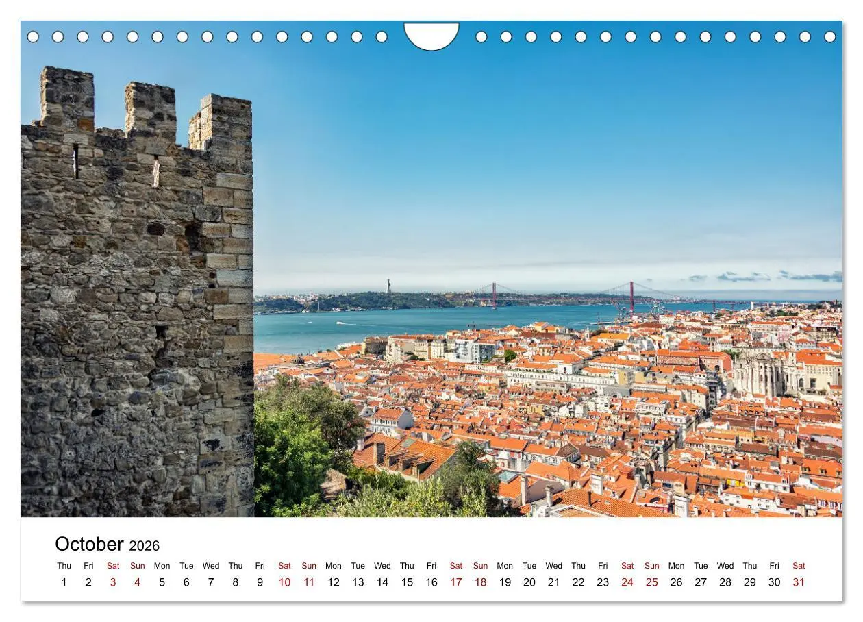 Bild: 9783516556094 | Wonderful Portugal (Wall Calendar 2026 DIN A4 landscape), CALVENDO...