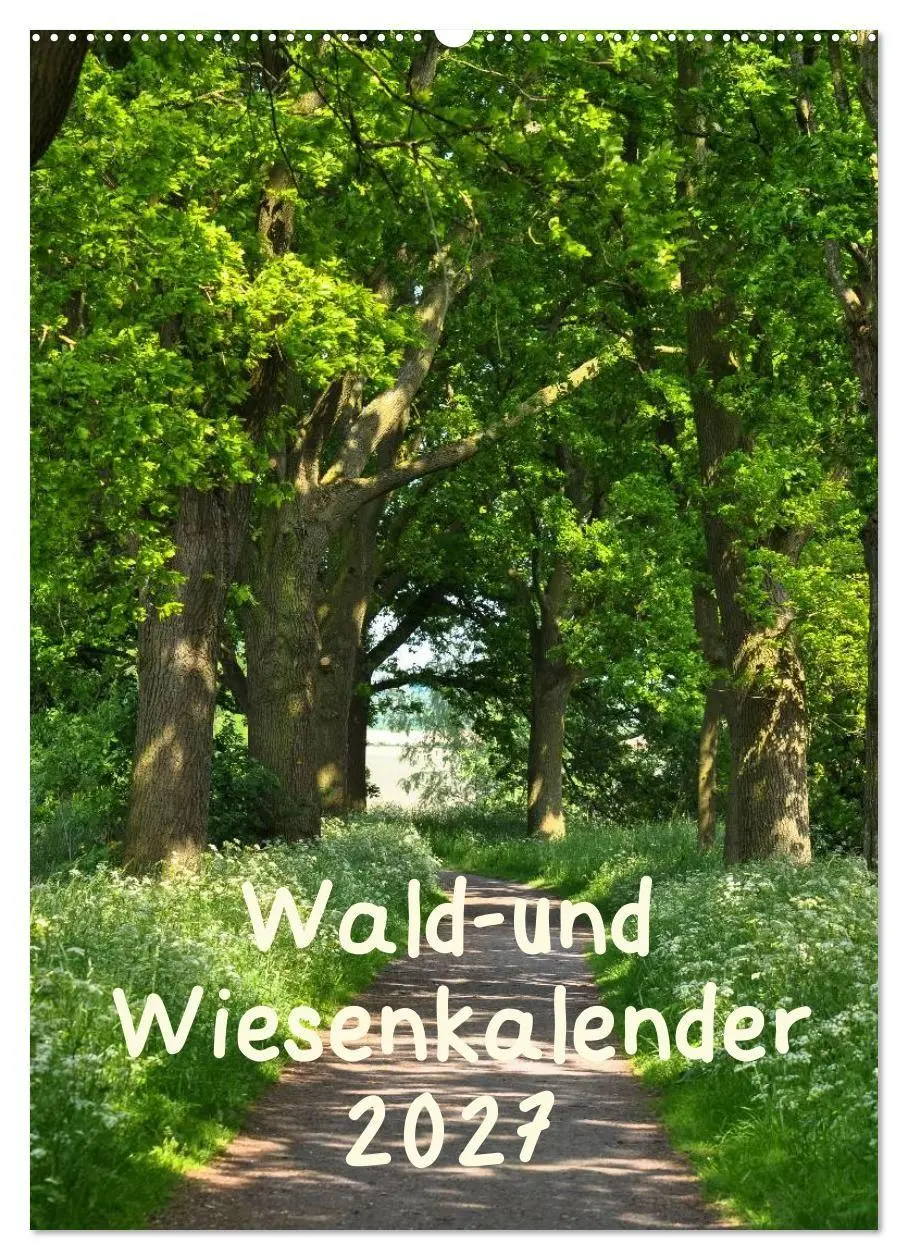 Cover: 9783594086094 | Wald- und Wiesenkalender 2027 Planer (Wandkalender 2027 DIN A2...