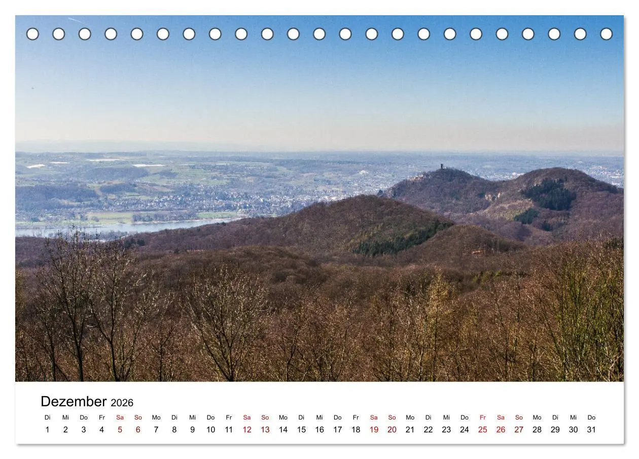 Bild: 9783457906194 | Höhepunkte des Siebengebirges (Tischkalender 2026 DIN A5 quer),...