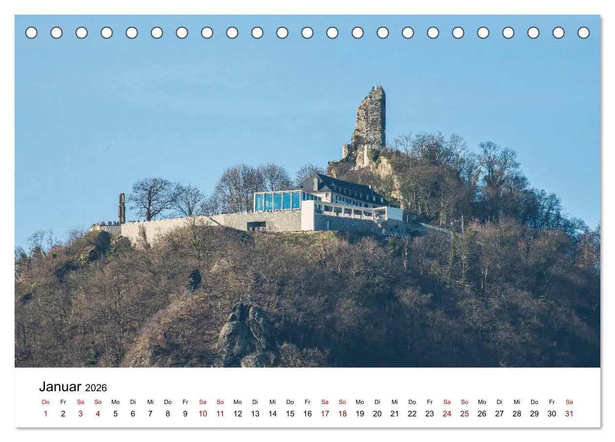 Bild: 9783457906194 | Höhepunkte des Siebengebirges (Tischkalender 2026 DIN A5 quer),...