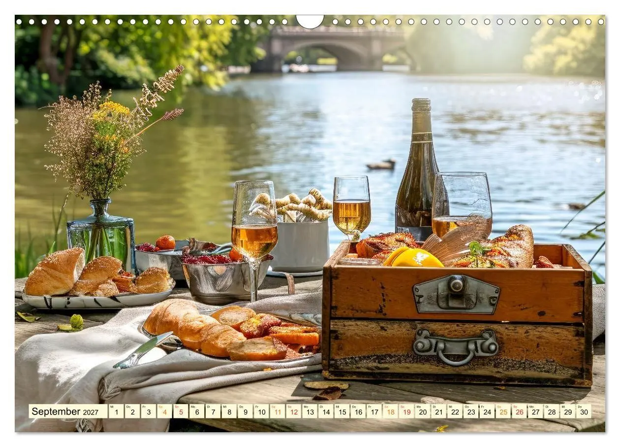 Bild: 9783569186194 | Picknick für Gourmets - Genuss erleben (Wandkalender 2027 DIN A3...