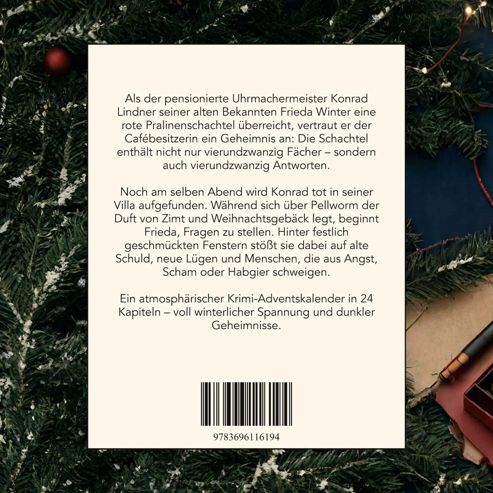 Rückseite: 9783696116194 | Mord auf Pellworm | Der Krimi-Adventskalender in 24 Akten | Lehmann