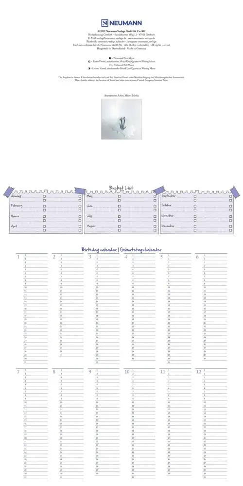 Bild: 4069095006294 | N Neumann - Modern Surrealism 2026 - Wandkalender...