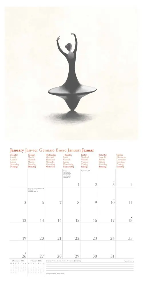 Bild: 4069095006294 | N Neumann - Modern Surrealism 2026 - Wandkalender...