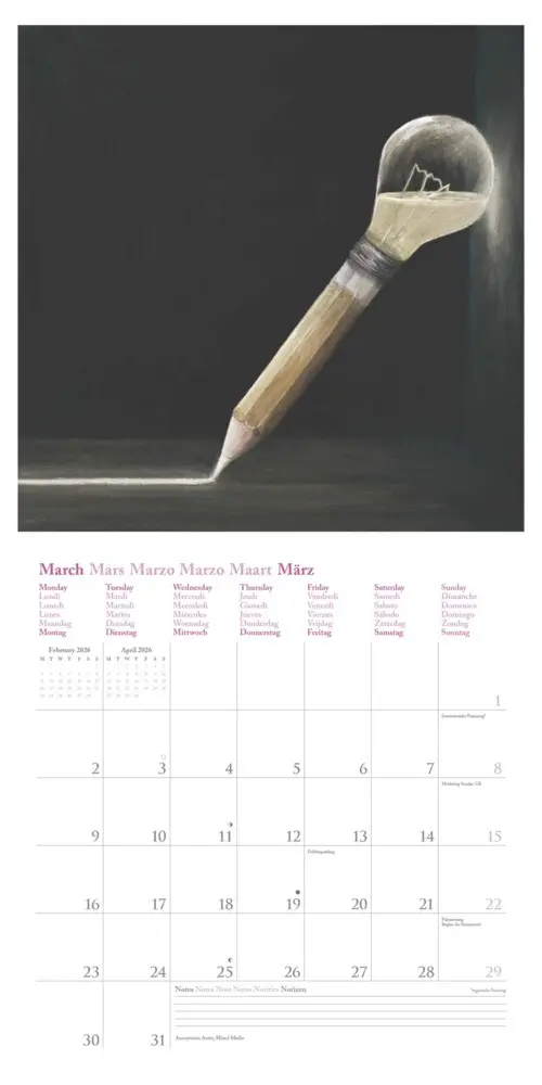 Bild: 4069095006294 | N Neumann - Modern Surrealism 2026 - Wandkalender...