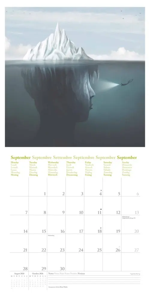Bild: 4069095006294 | N Neumann - Modern Surrealism 2026 - Wandkalender...