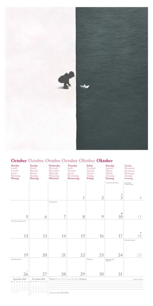 Bild: 4069095006294 | N Neumann - Modern Surrealism 2026 - Wandkalender...