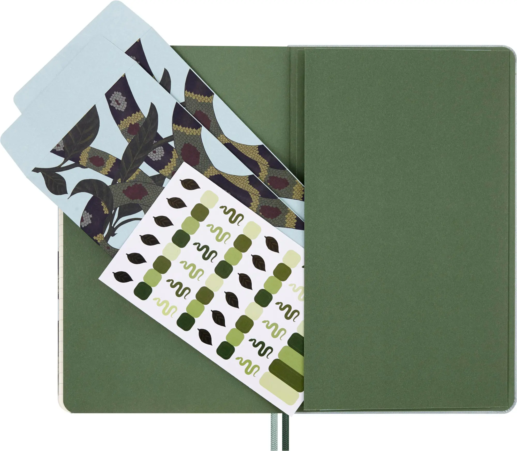Bild: 8056999276294 | Moleskine Das Jahr der Schlange Blätter Notizbuch, L/A5, fester...