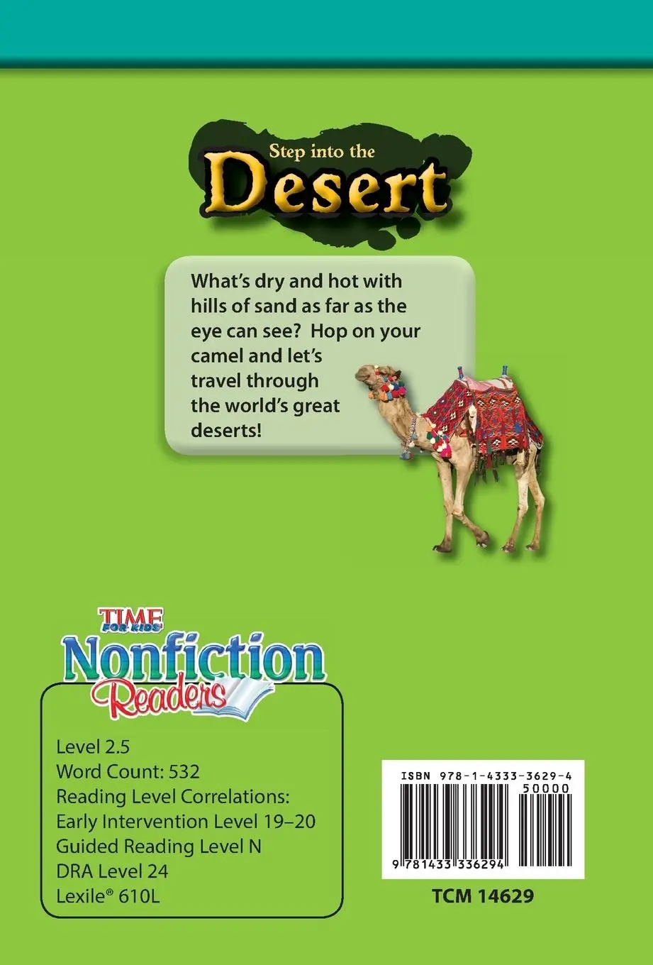 Rückseite: 9781433336294 | Step into the Desert | Howard Rice | Taschenbuch | Englisch | 2011
