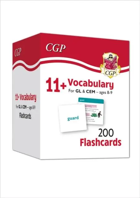 Cover: 9781789086294 | 11+ Vocabulary Flashcards for Ages 10-11 - Pack 1 | Cgp Books | Buch