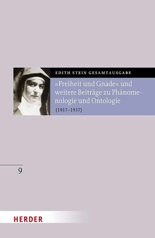 Cover: 9783451026294 | "Freiheit und Gnade" und weitere Beiträge zu Phänomenologie und...