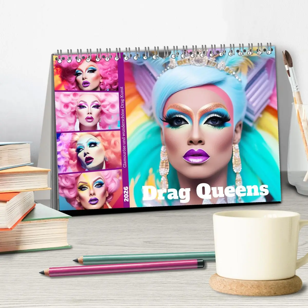 Bild: 9783457516294 | Drag Queens. Glamouröse und wunderschöne Drag-Kunst (Tischkalender...