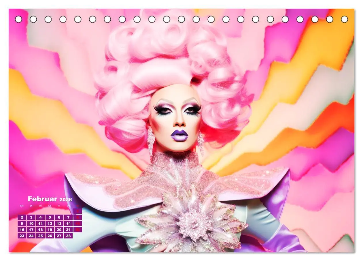 Bild: 9783457516294 | Drag Queens. Glamouröse und wunderschöne Drag-Kunst (Tischkalender...
