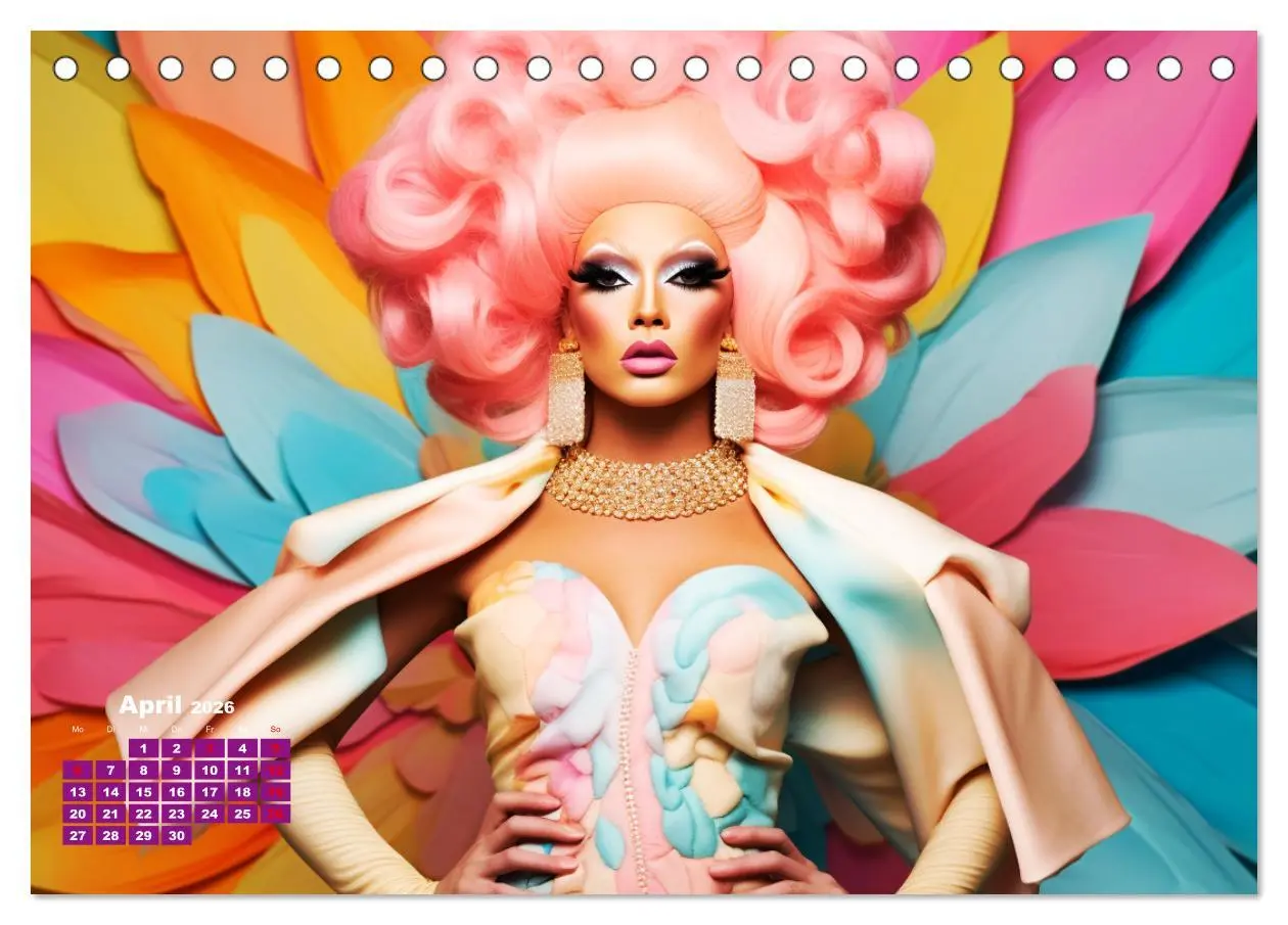Bild: 9783457516294 | Drag Queens. Glamouröse und wunderschöne Drag-Kunst (Tischkalender...