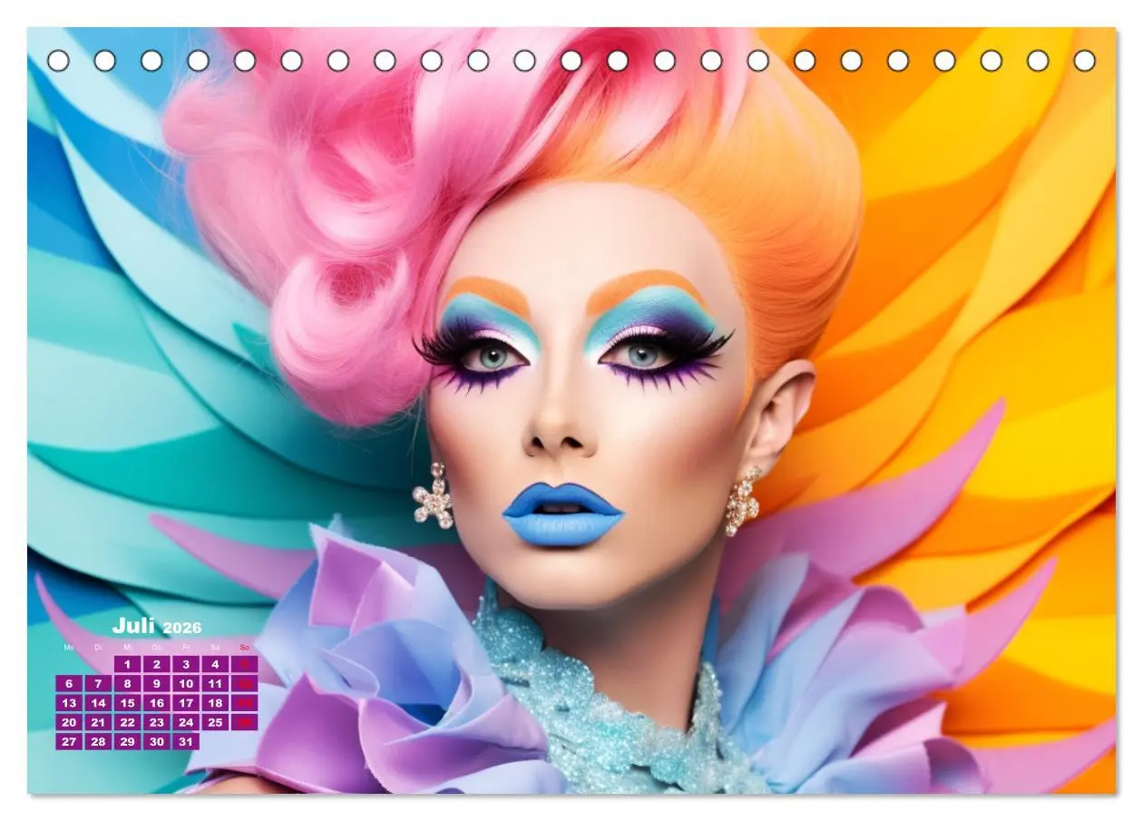 Bild: 9783457516294 | Drag Queens. Glamouröse und wunderschöne Drag-Kunst (Tischkalender...