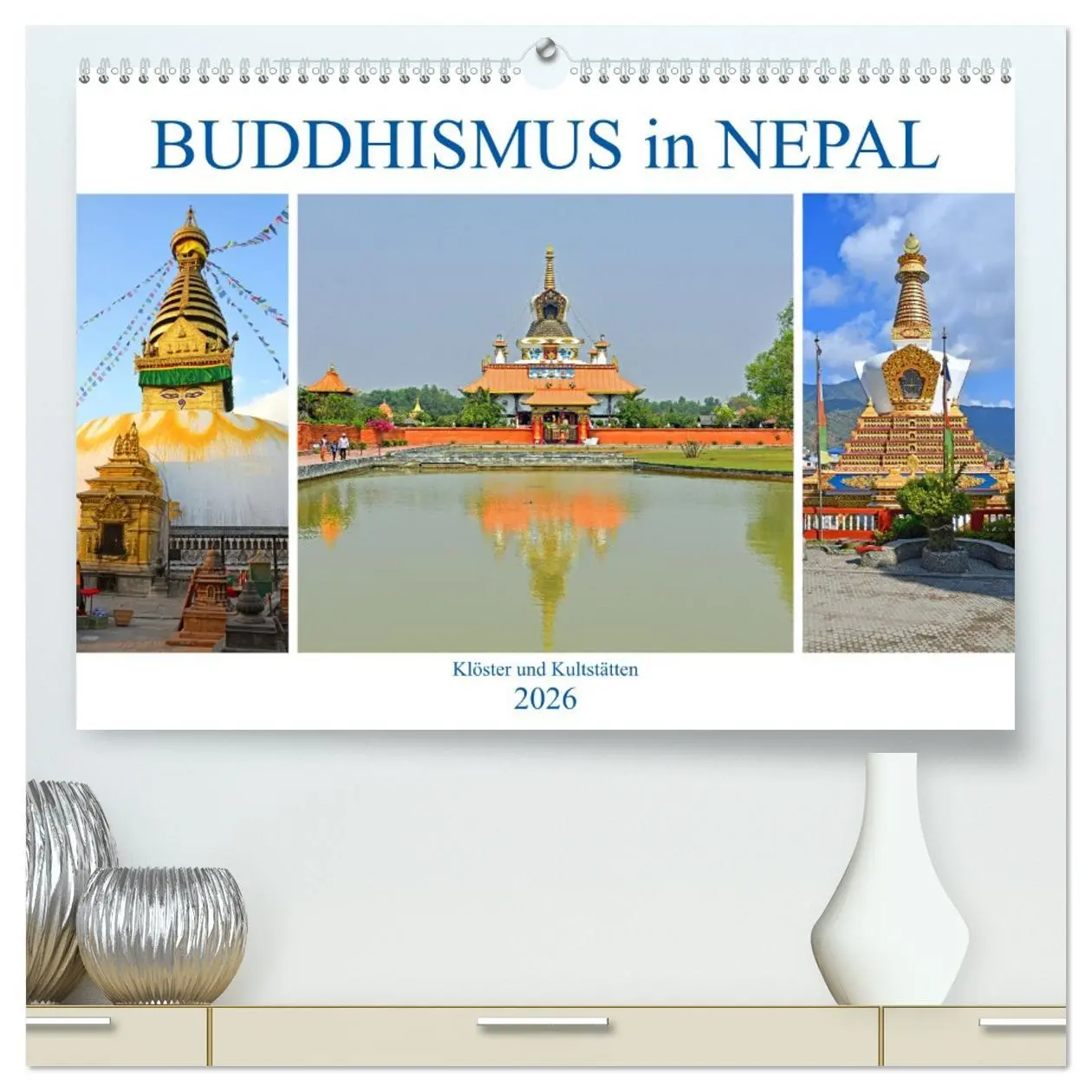 Cover: 9783457686294 | BUDDHISMUS in NEPAL (hochwertiger Premium Wandkalender 2026 DIN A2...
