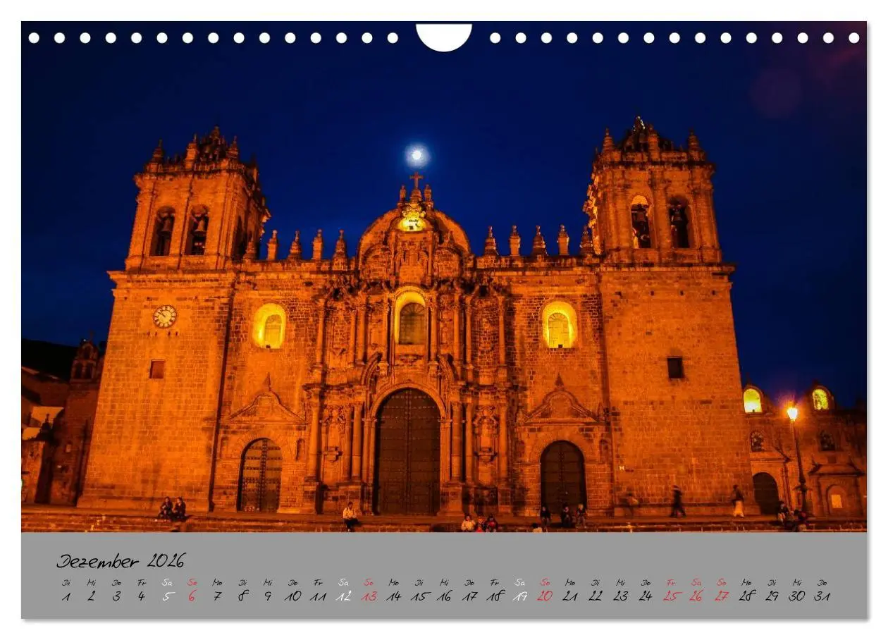 Bild: 9783516156294 | Peru 2026 (Wandkalender 2026 DIN A4 quer), CALVENDO Monatskalender