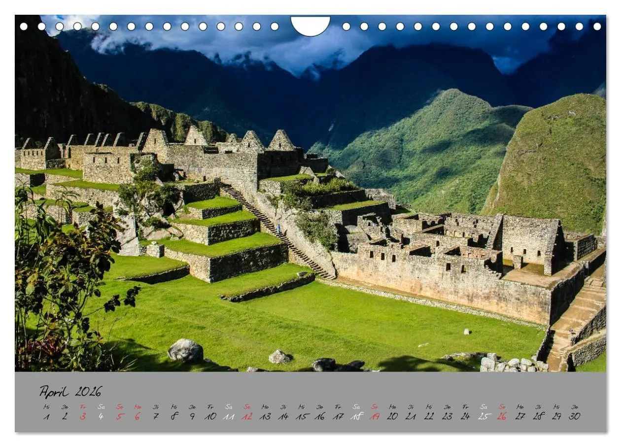 Bild: 9783516156294 | Peru 2026 (Wandkalender 2026 DIN A4 quer), CALVENDO Monatskalender