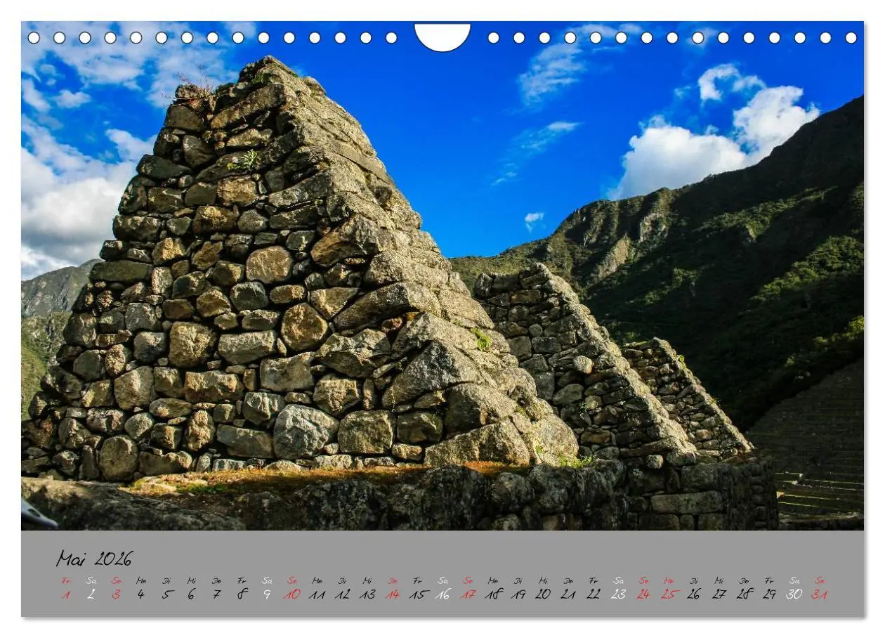 Bild: 9783516156294 | Peru 2026 (Wandkalender 2026 DIN A4 quer), CALVENDO Monatskalender
