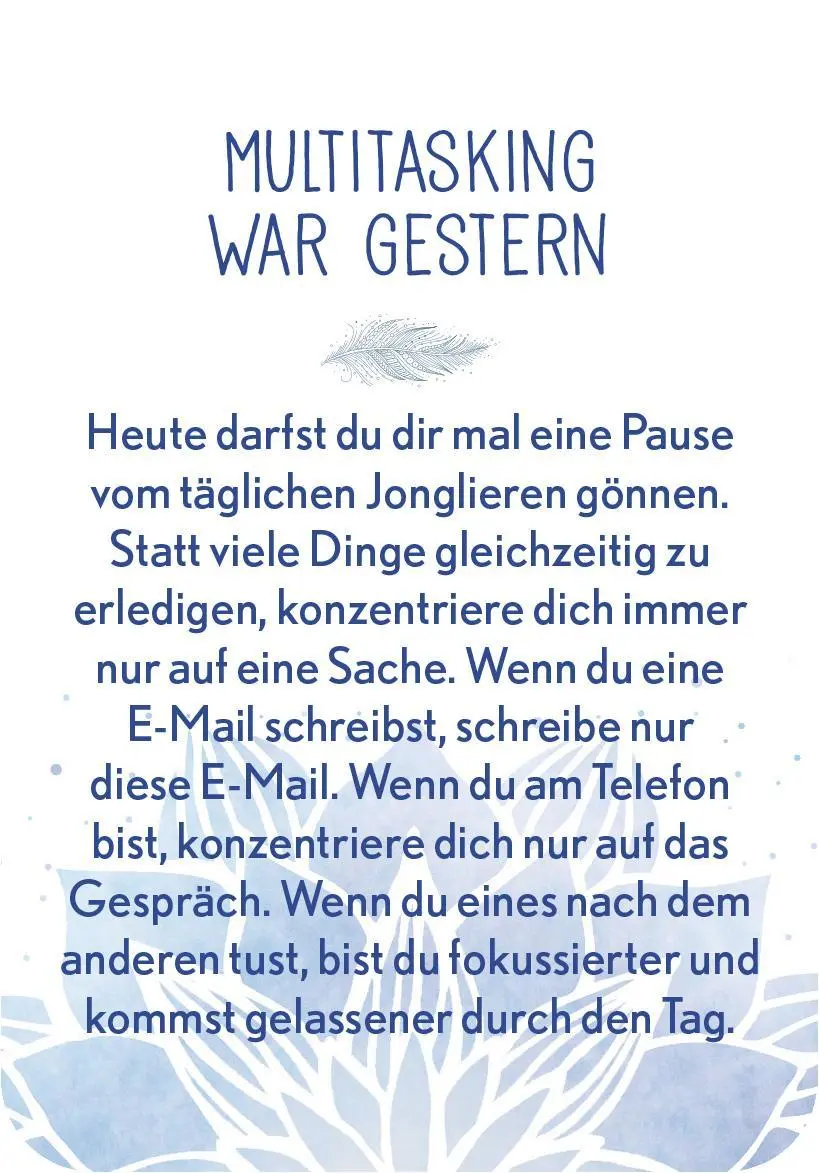 Bild: 9783845836294 | Achtsamkeit fürs Büro. 50 Karma-Kärtchen | Taschenbuch | 51 S. | 2020