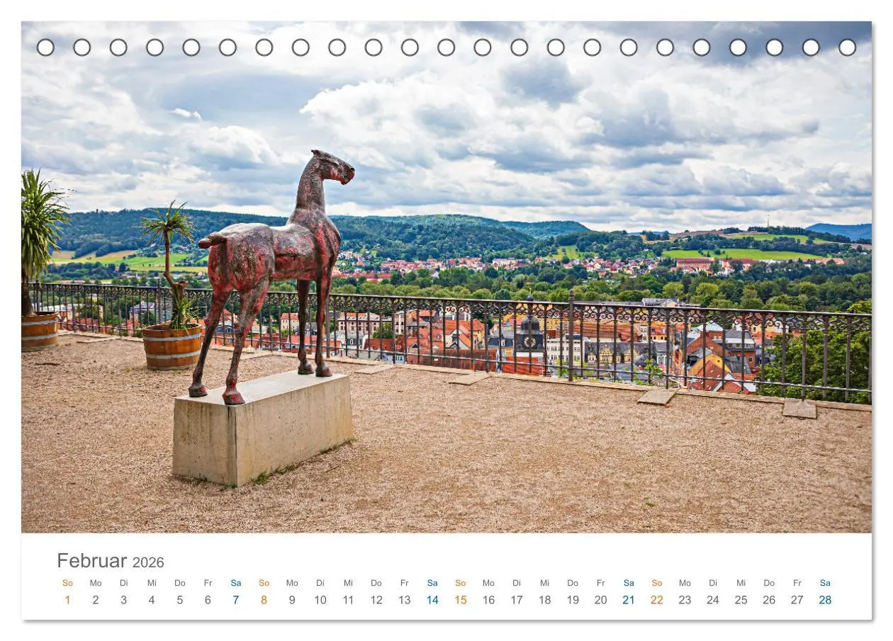 Bild: 9783457366394 | Rudolstadt - im Tal der Saale (Tischkalender 2026 DIN A5 quer),...