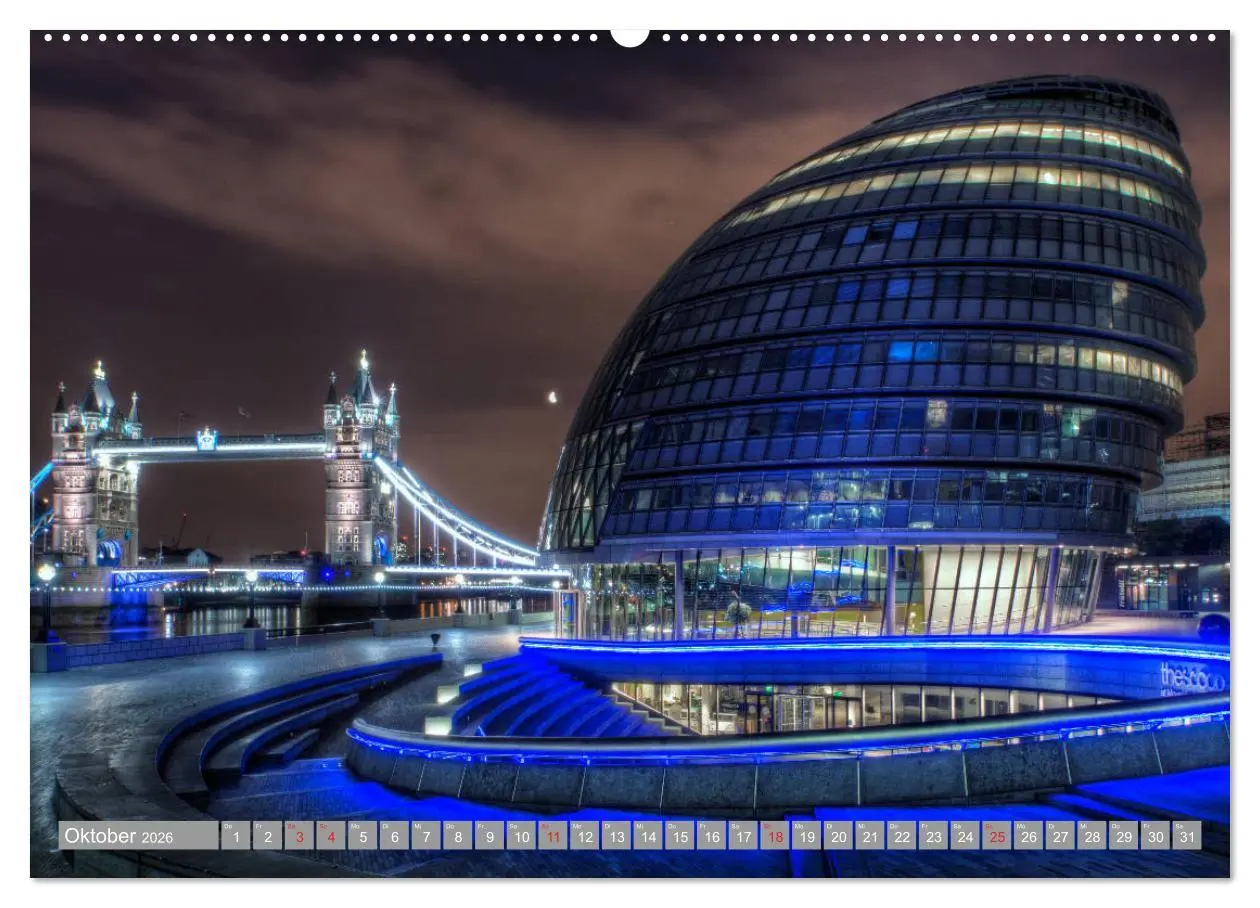 Bild: 9783457676394 | London Sehenswürdigkeiten (hochwertiger Premium Wandkalender 2026...