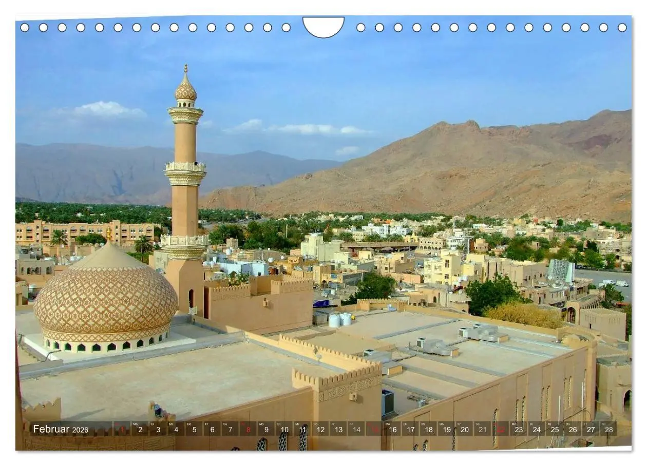 Bild: 9783516216394 | Oman - Eine Bilder-Reise (Wandkalender 2026 DIN A4 quer), CALVENDO...