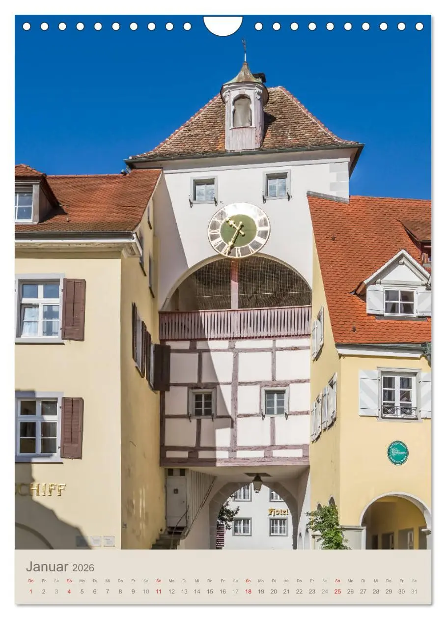 Bild: 9783516386394 | MEERSBURG UND KONSTANZ Historie am Bodensee (Wandkalender 2026 DIN...