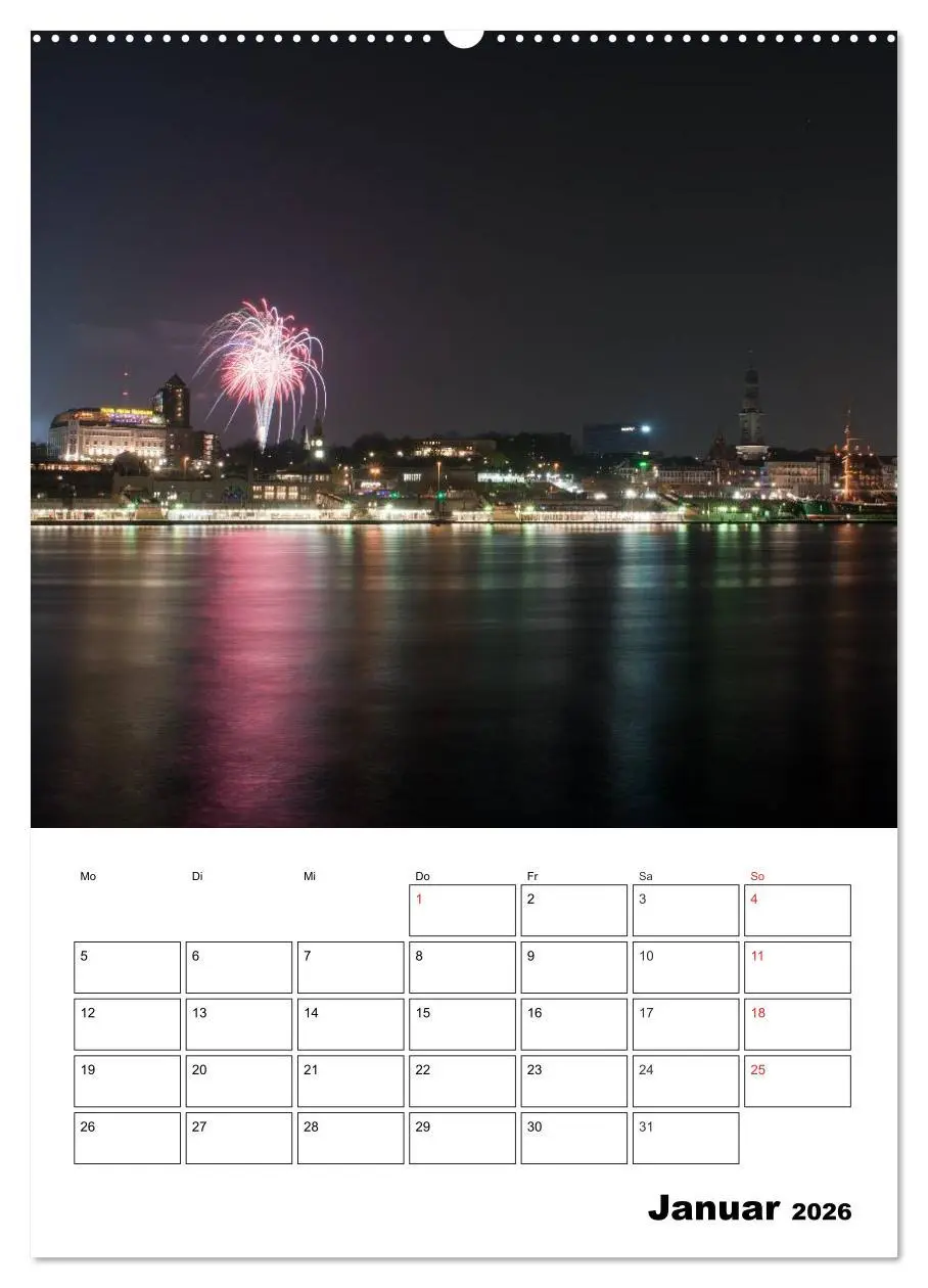 Bild: 9783516456394 | Schönes Hamburg (Wandkalender 2026 DIN A2 hoch), CALVENDO...