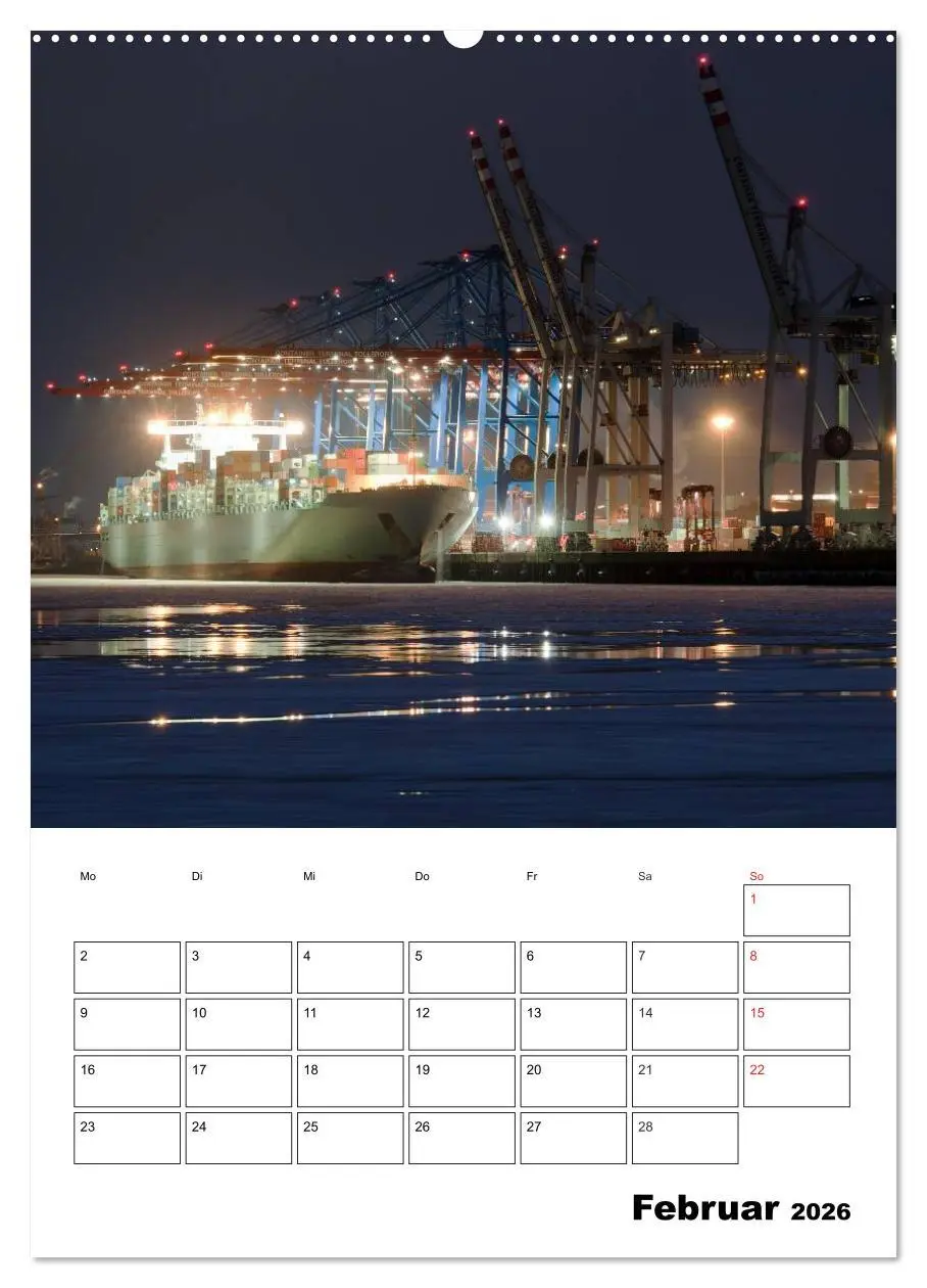 Bild: 9783516456394 | Schönes Hamburg (Wandkalender 2026 DIN A2 hoch), CALVENDO...