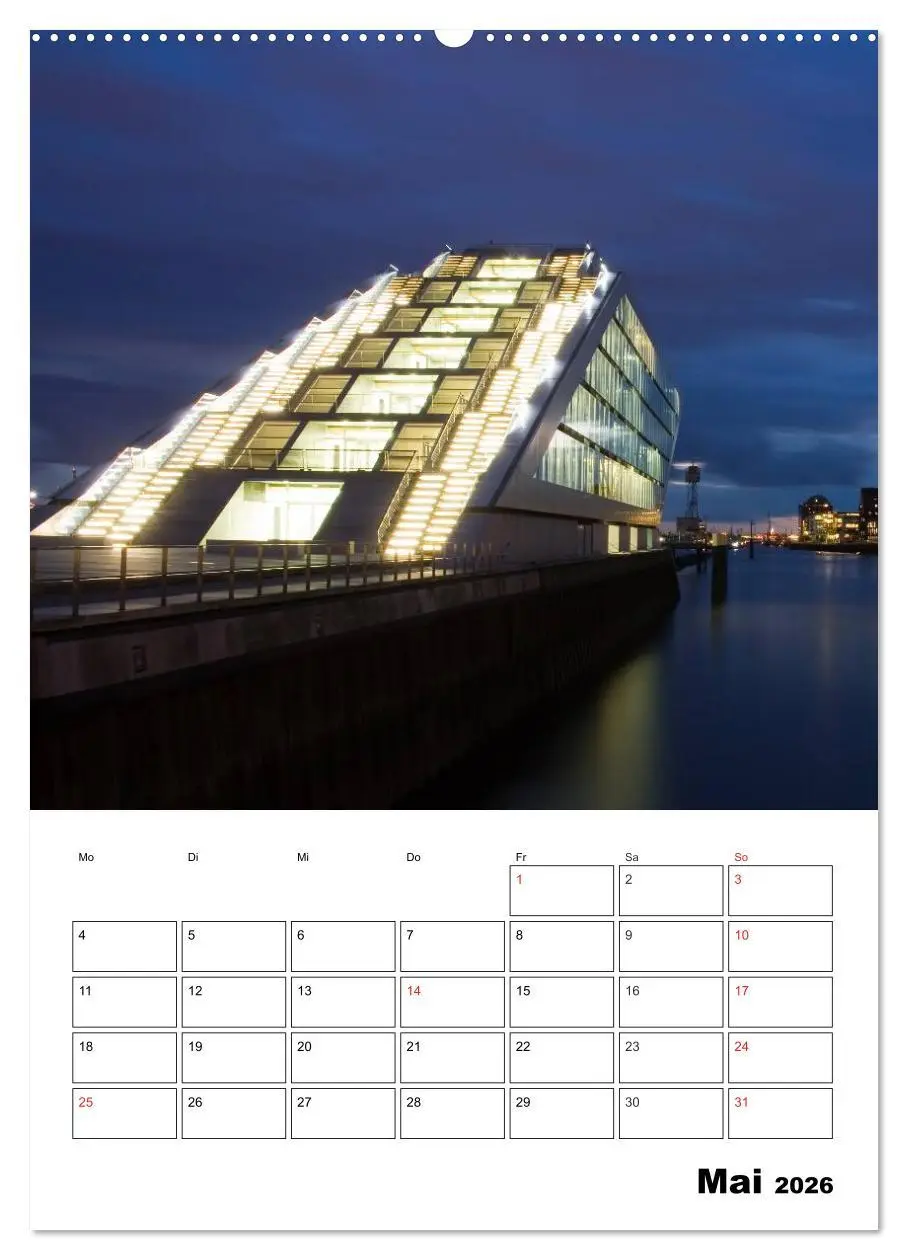 Bild: 9783516456394 | Schönes Hamburg (Wandkalender 2026 DIN A2 hoch), CALVENDO...