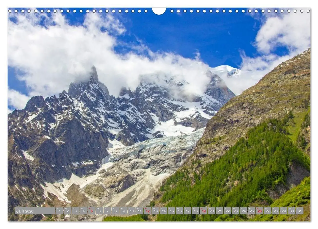 Bild: 9783516696394 | Mont Blanc - Krone der Alpen (Wandkalender 2026 DIN A3 quer),...