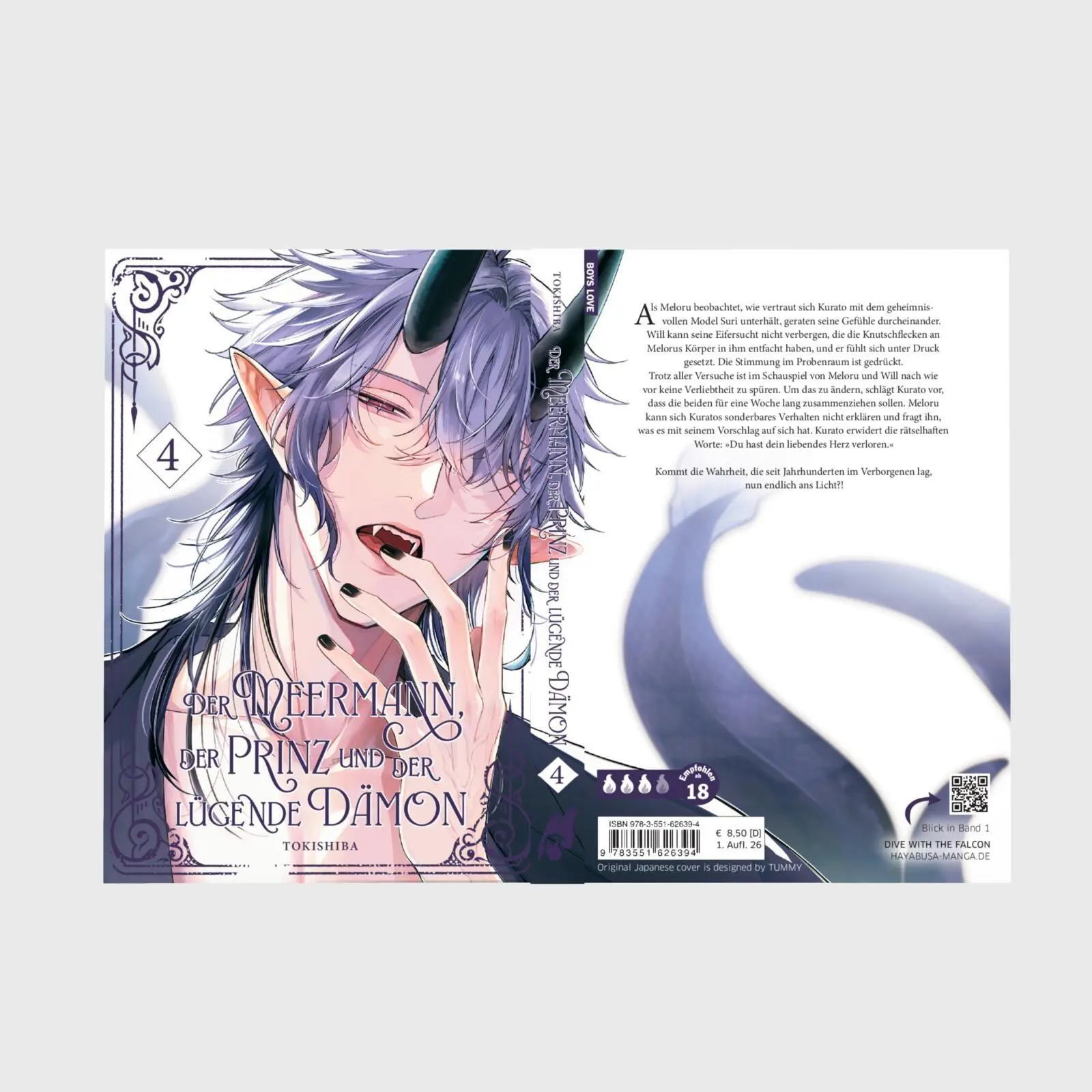 Bild: 9783551626394 | Der Meermann, der Prinz und der lügende Dämon 4 | Tokishiba | Buch