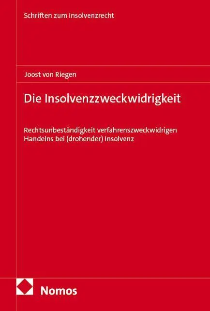 Die Insolvenzzweckwidrigkeit