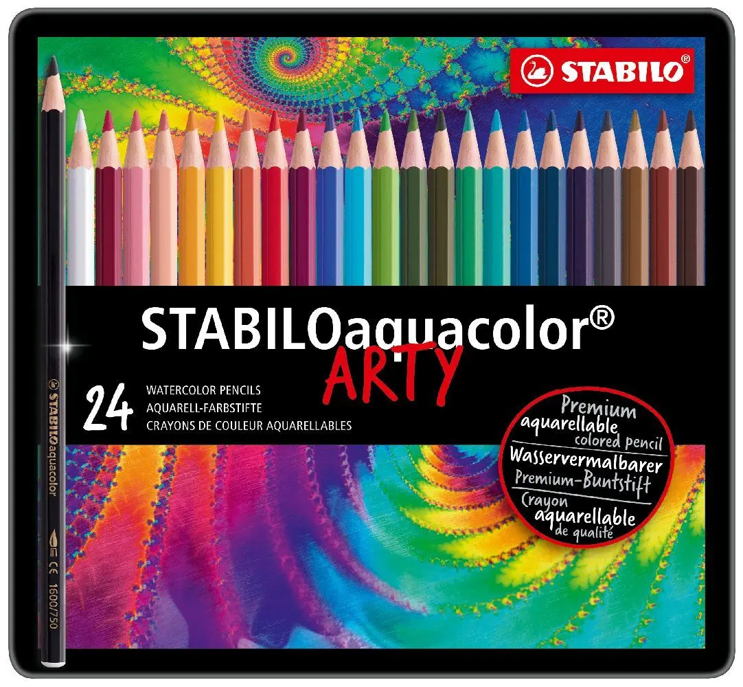 Cover: 4006381146494 | STABILOaquacolor 24er Metalletui ARTY" | In Karton | 2023