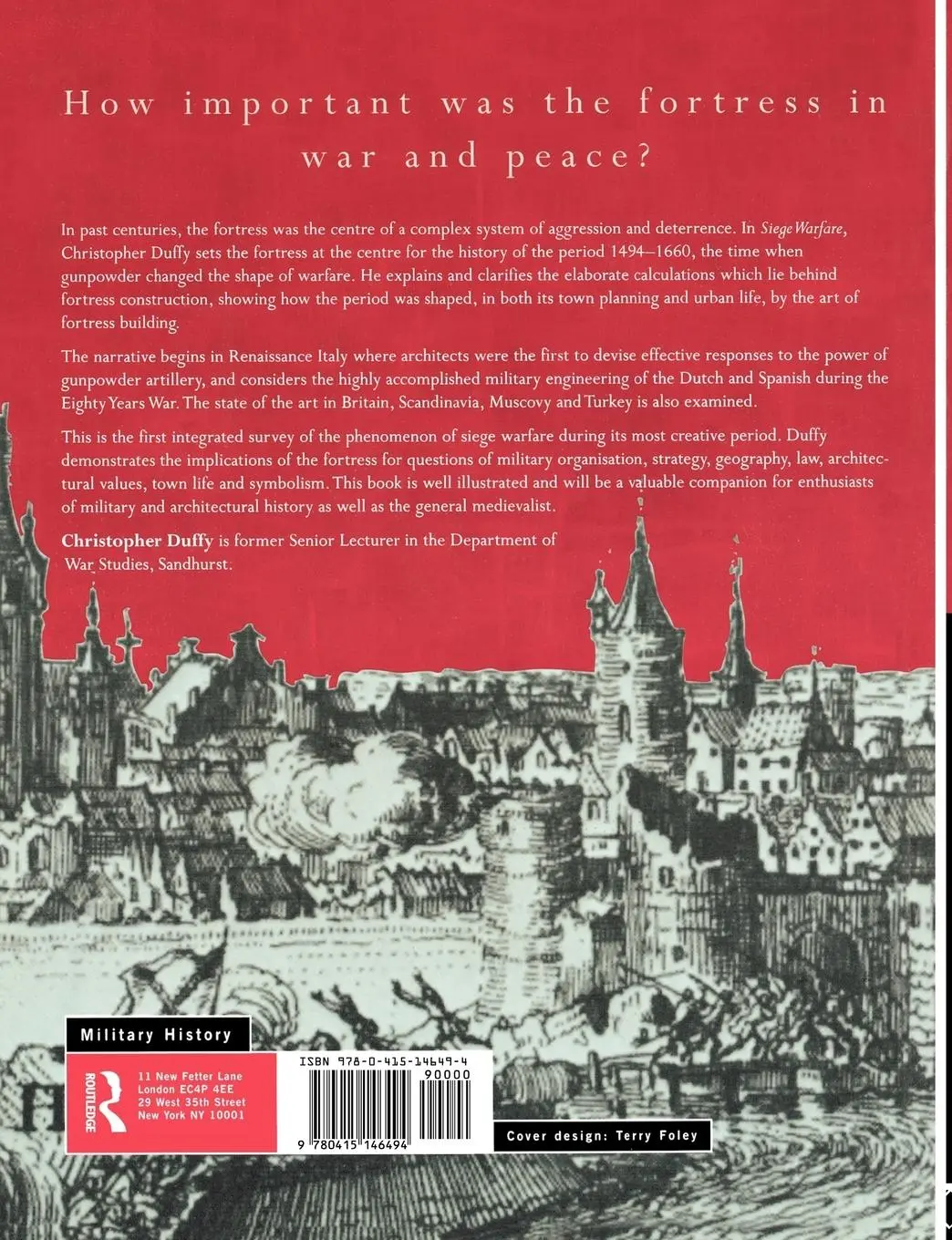 Rückseite: 9780415146494 | Siege Warfare | The Fortress in the Early Modern World 1494-1660