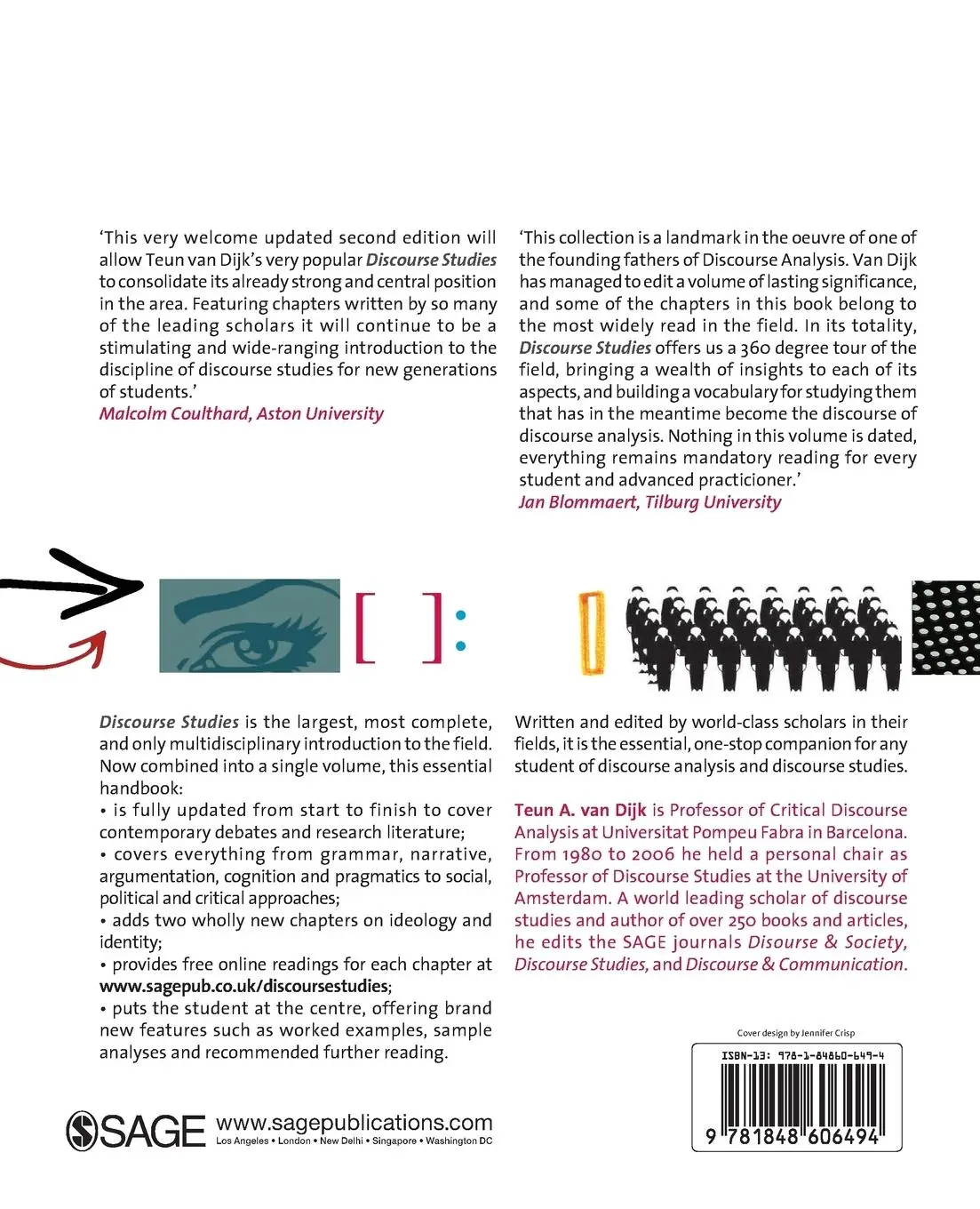 Rückseite: 9781848606494 | Discourse Studies | A Multidisciplinary Introduction | Dijk | Buch