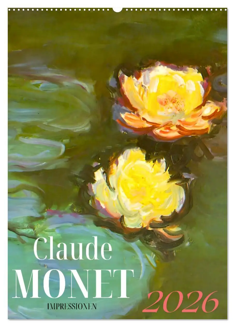 Cover: 9783457286494 | Claude Monet Impressionen 2026 (Wandkalender 2026 DIN A2 hoch),...