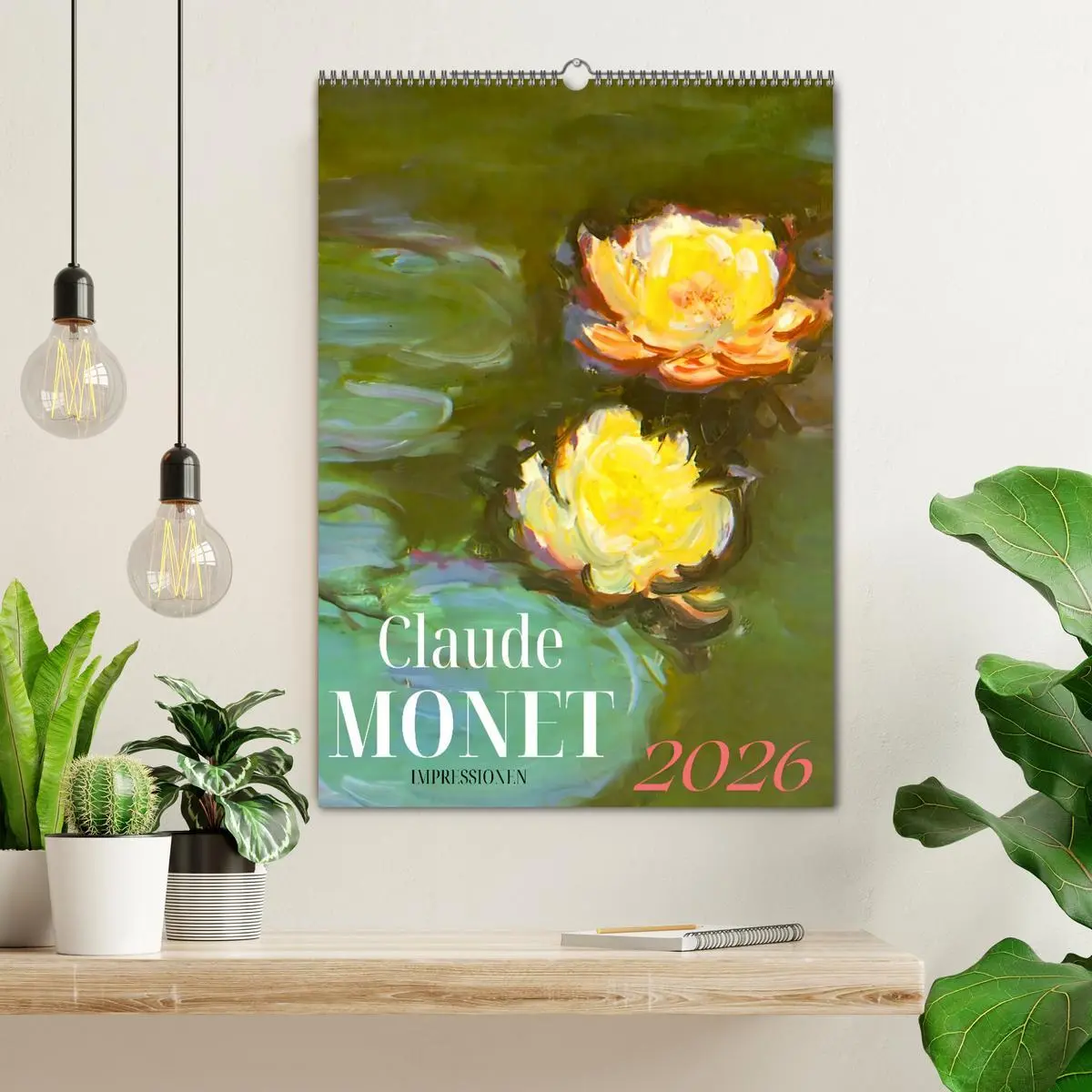 Bild: 9783457286494 | Claude Monet Impressionen 2026 (Wandkalender 2026 DIN A2 hoch),...
