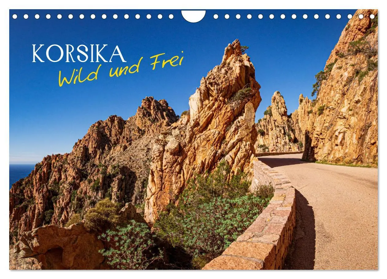 Cover: 9783457806494 | Korsika Wild und Frei (Wandkalender 2026 DIN A4 quer), CALVENDO...