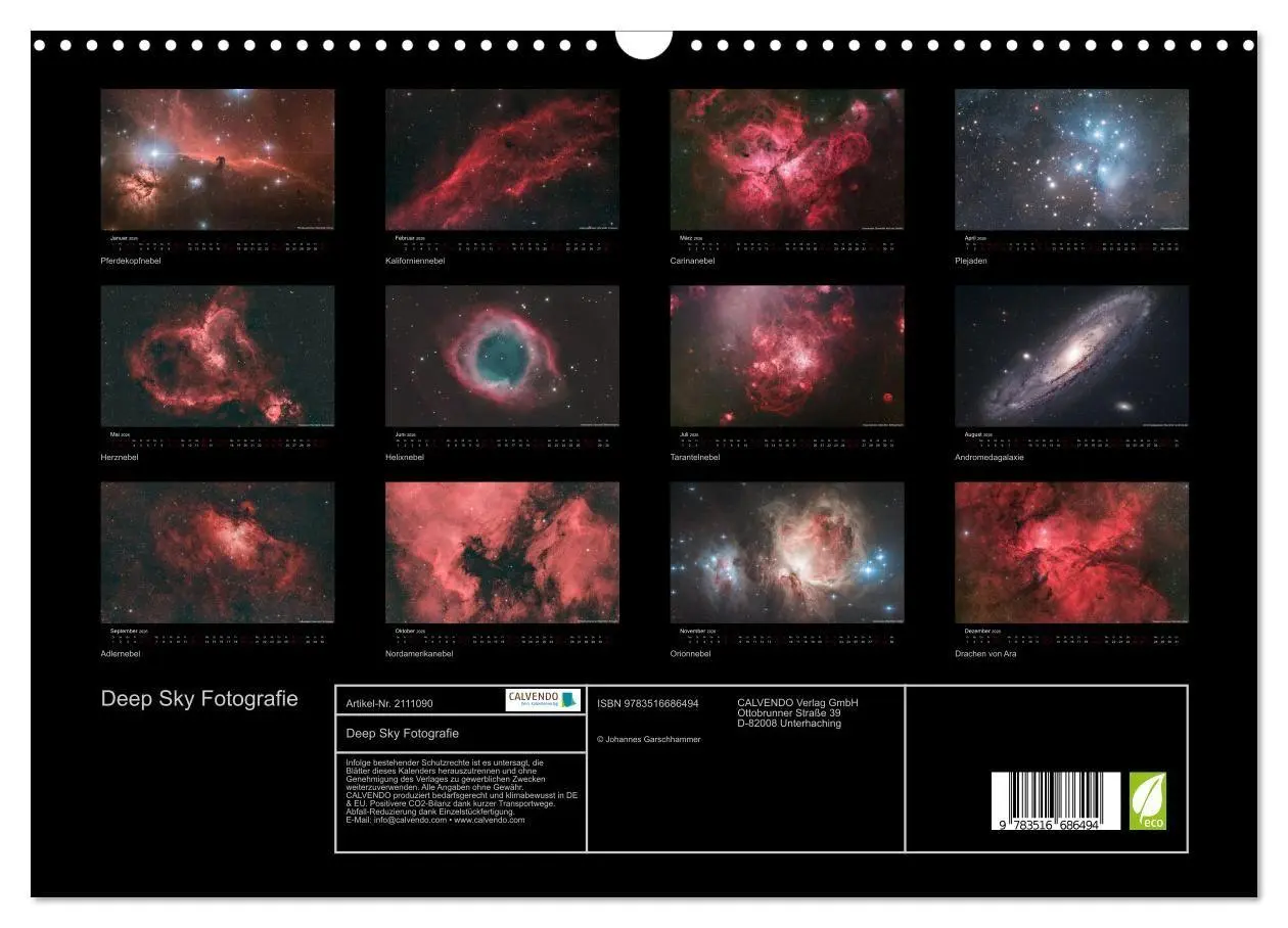Bild: 9783516686494 | Deep Sky Fotografie (Wandkalender 2026 DIN A3 quer), CALVENDO...